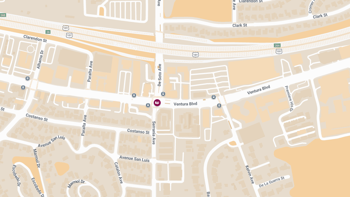 Car Accident Reported With Injuries at De Soto Ave and Ventura Blvd