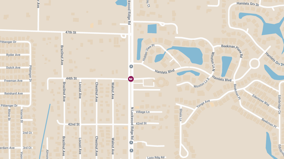 Car Accident with Injuries at N Lockwood Ridge Rd and 44th St