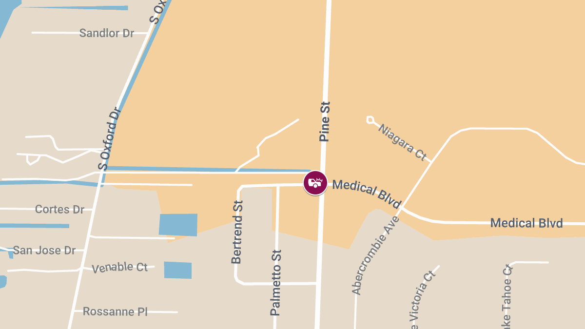 Car Accident with Injuries at Pine St & Medical Blvd