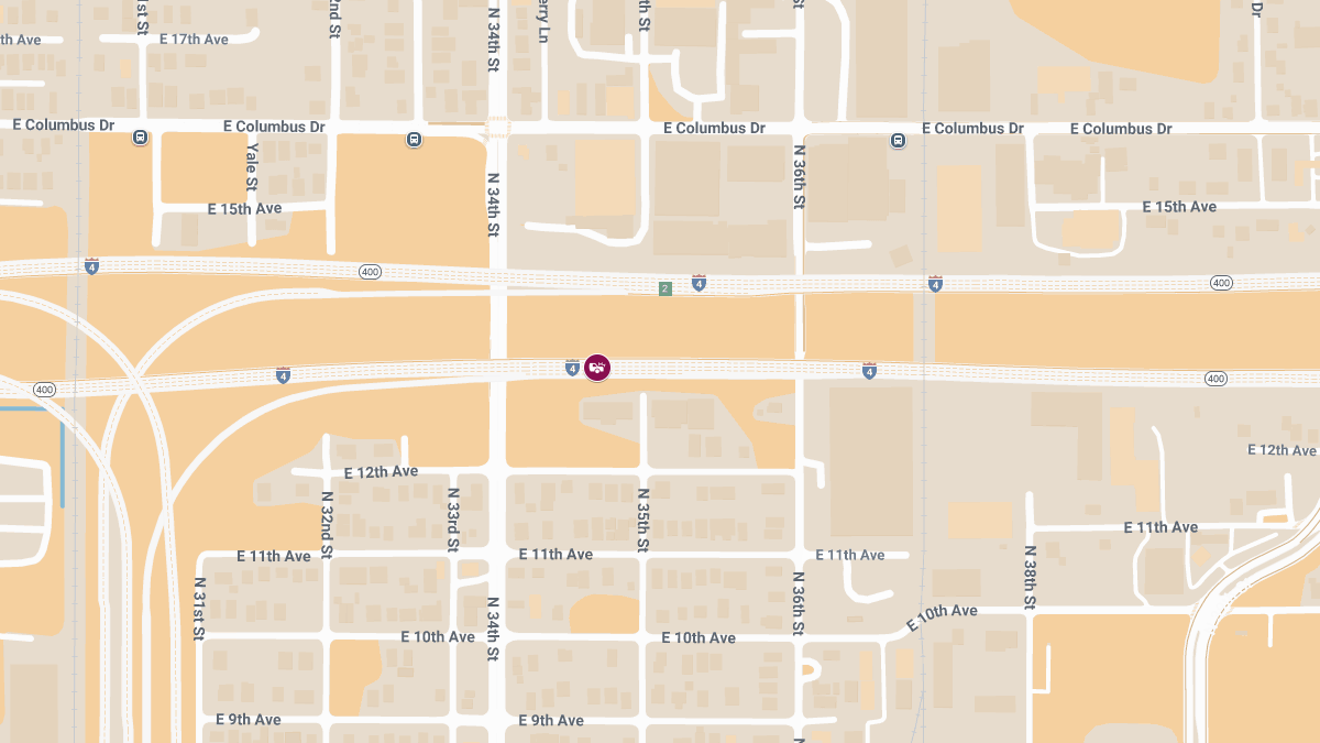 Car Accident with Injuries on I-4 WB at MM 1