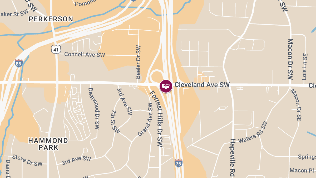 Car Crash With Injuries Reported on I-75 N at Cleveland Ave SW