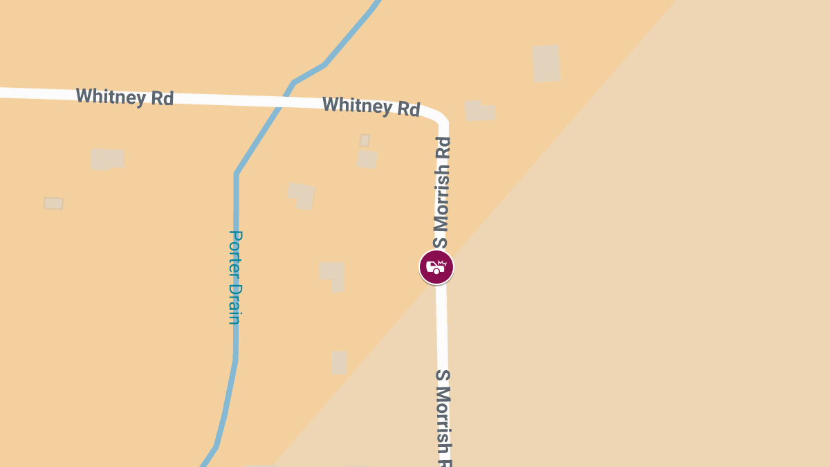 Collision With Injuries Reported on 6505 S Morrish Rd