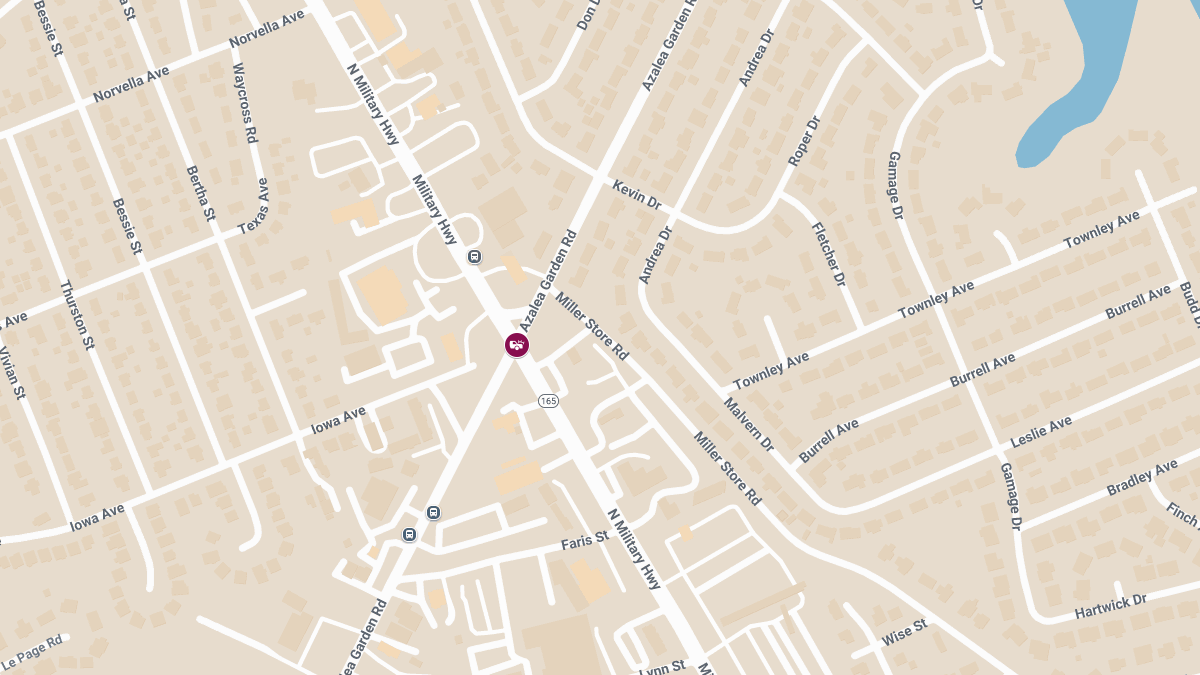 Collision With Injuries at Azalea Garden Rd and N Military Hwy