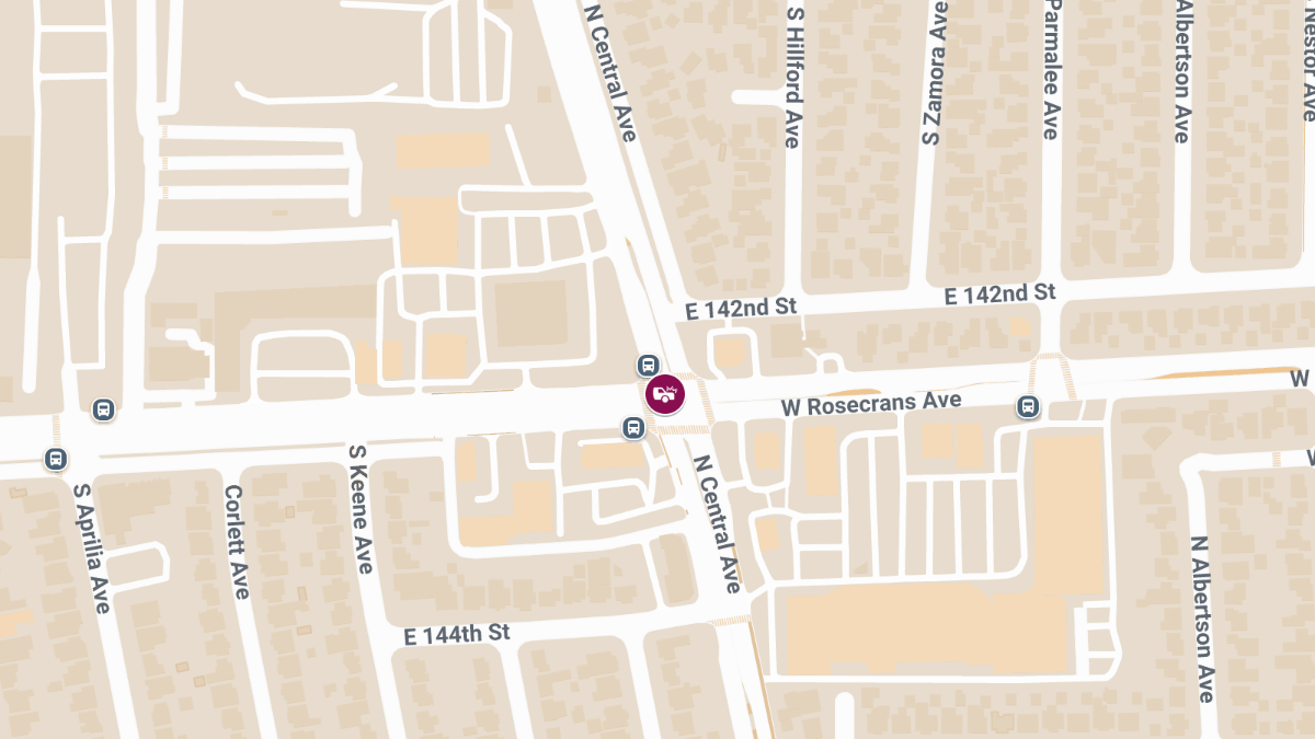 Collision With Injuries at W Rosecrans Ave & S Central Ave