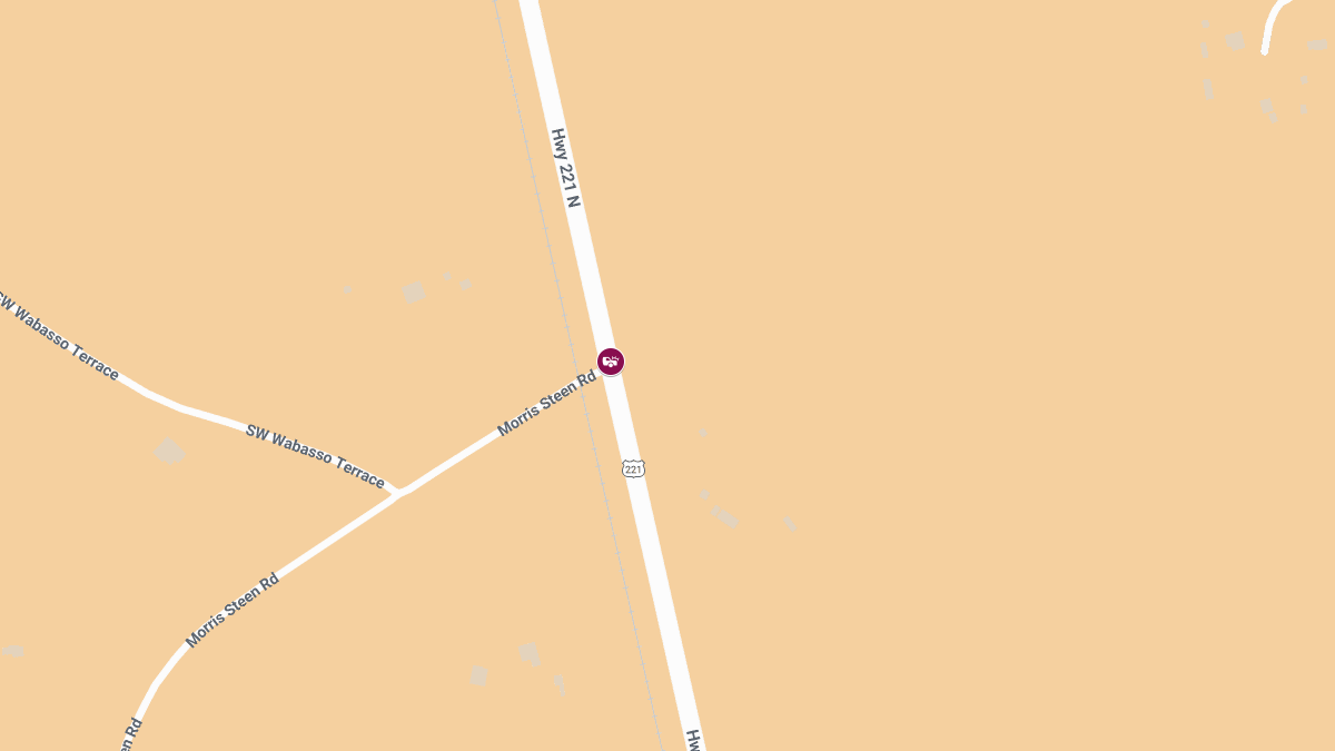 Collision With Injuries on US-221 at SW Morris Steen Rd