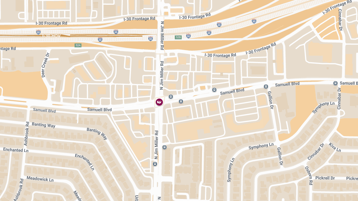 Collision at Samuell Blvd & N Jim Miller Rd Causes Injuries