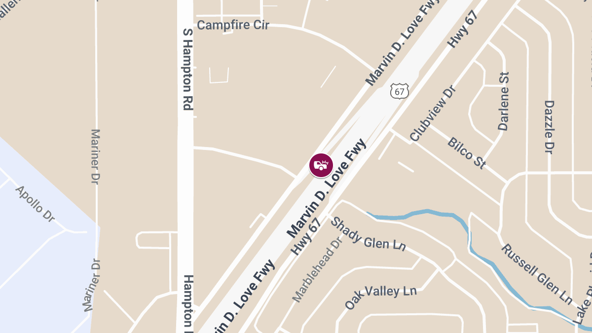 Collision on Marvin D Love Fwy Leads to Injuries