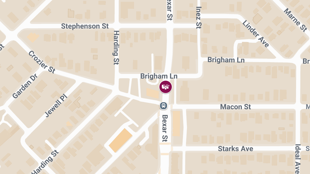 Collision with Injuries Reported at Bexar St & Brigham Ln