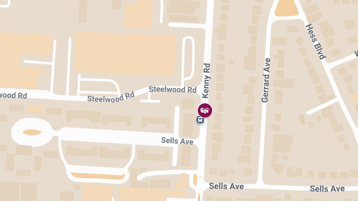 Collision with Injuries Reported at Kenny Rd & Steelwood Rd