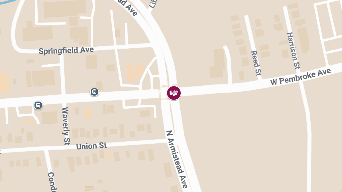 Collision with Injuries at Armistead Ave and Pembroke Ave