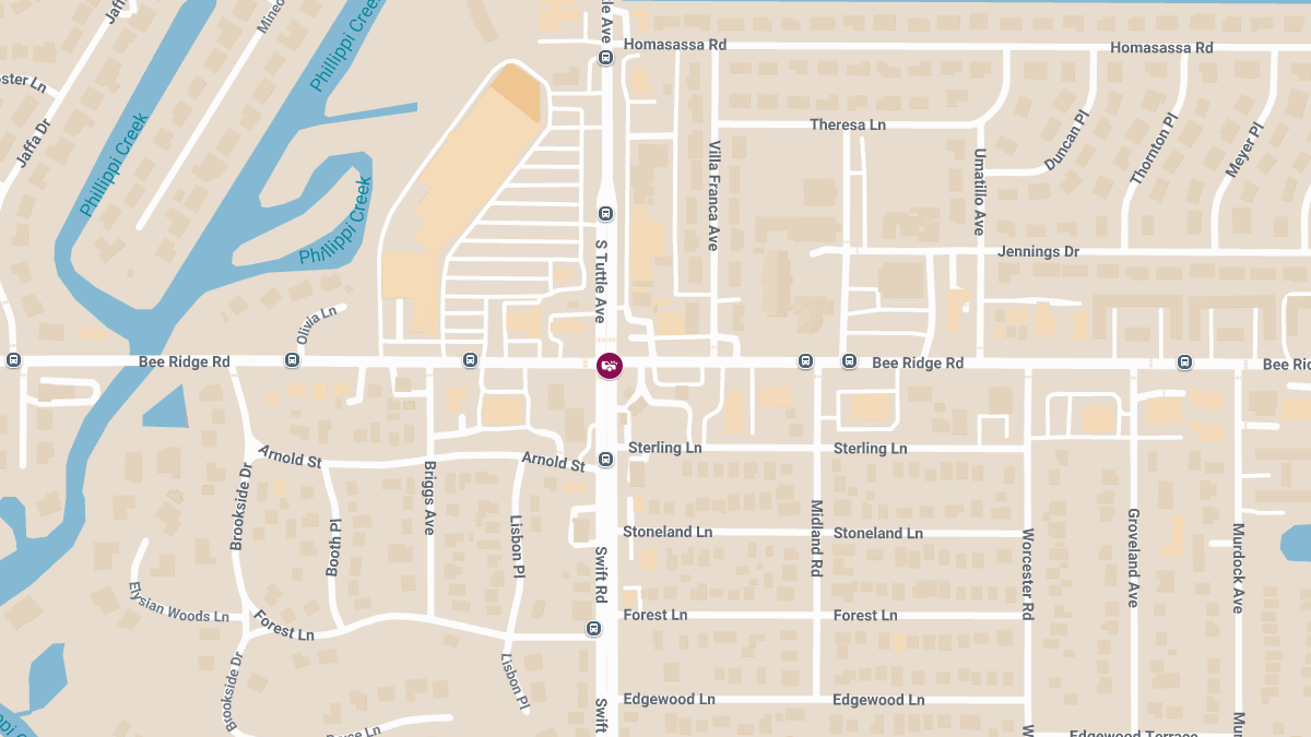 Collision with Injuries at Bee Ridge Rd and S Tuttle Ave