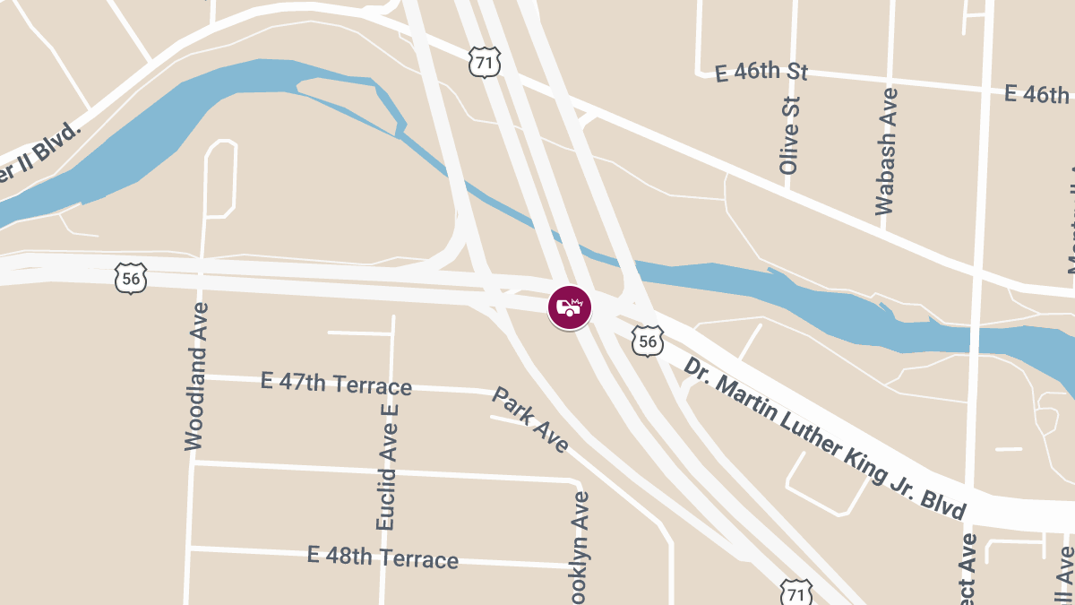 Collision with Injuries at Bruce R. Watkins Dr & Dr. Martin Luther King Jr Blvd