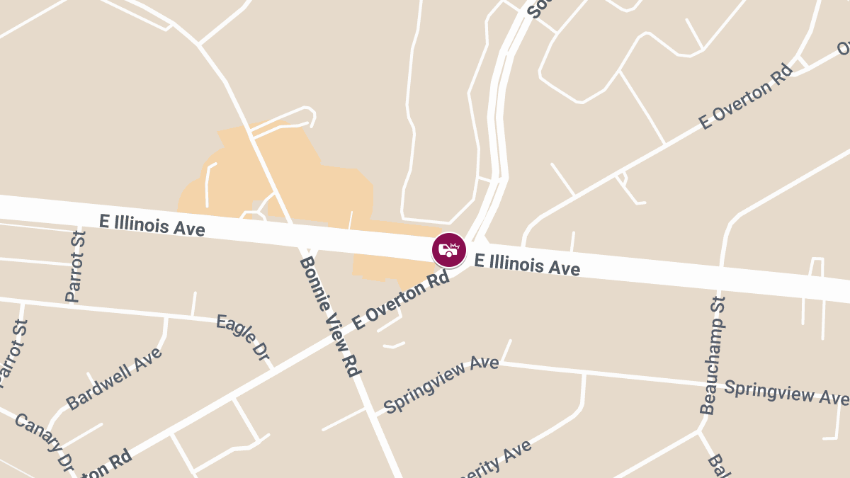 Collision with Injuries at E Illinois Ave and E Overton Rd