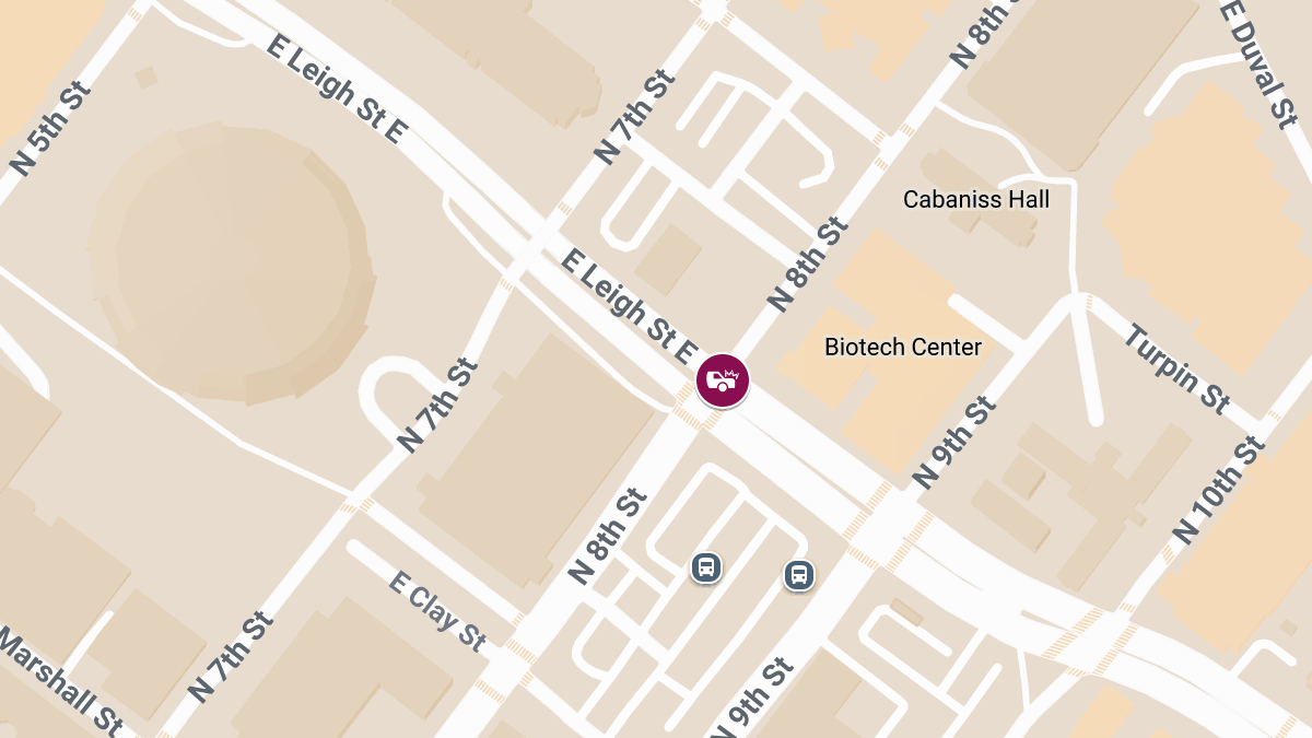 Collision with Injuries at N 8th St and E Leigh St