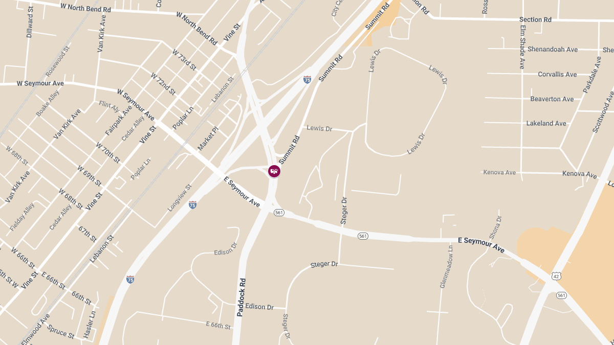 Collision with Injuries at Paddock Rd & Summit Rd