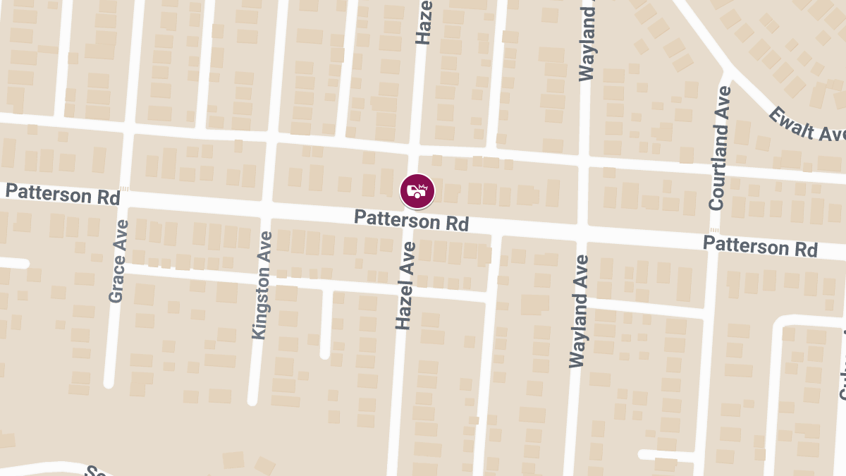 Collision with Injuries at Patterson Rd and Hazel Ave