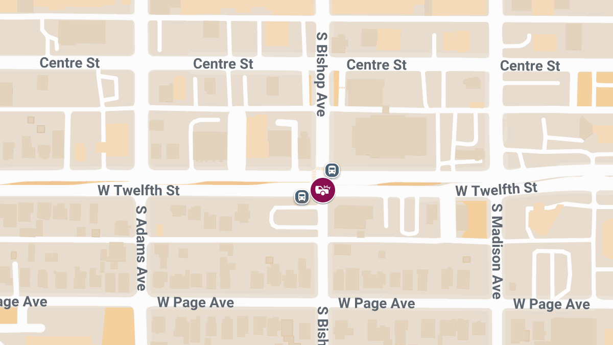 Collision with Injuries at S Bishop Ave & W 12th St 