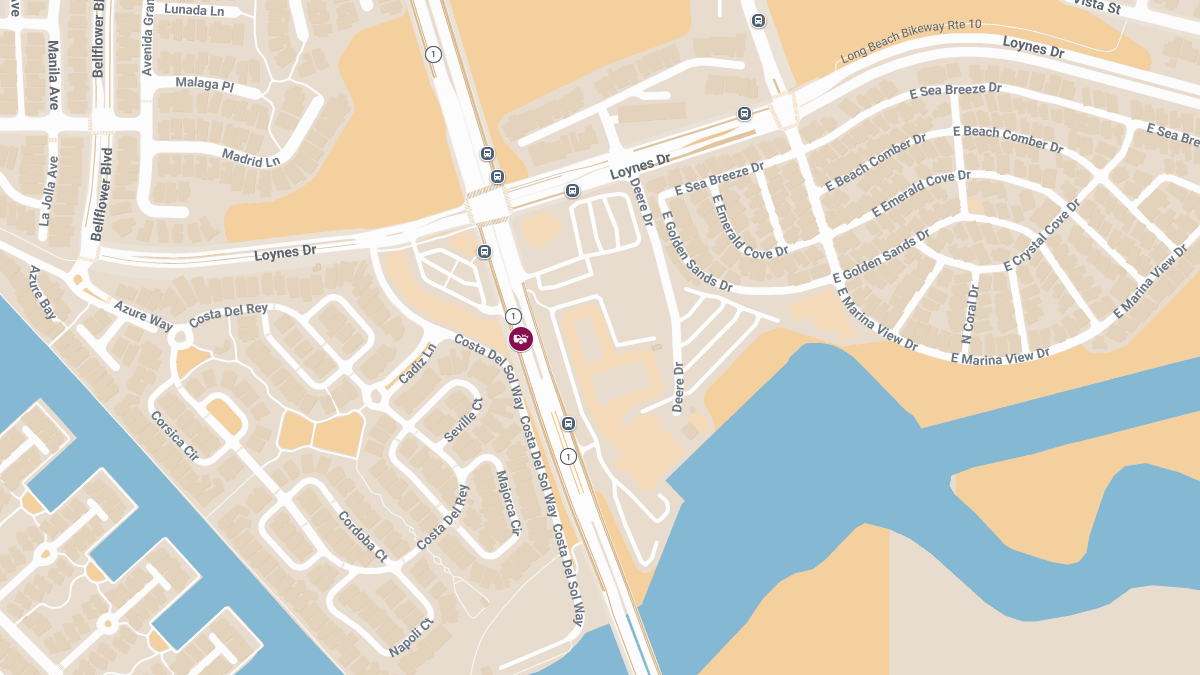 Collision with Injuries at Terminal & Pacific Coast Hwy