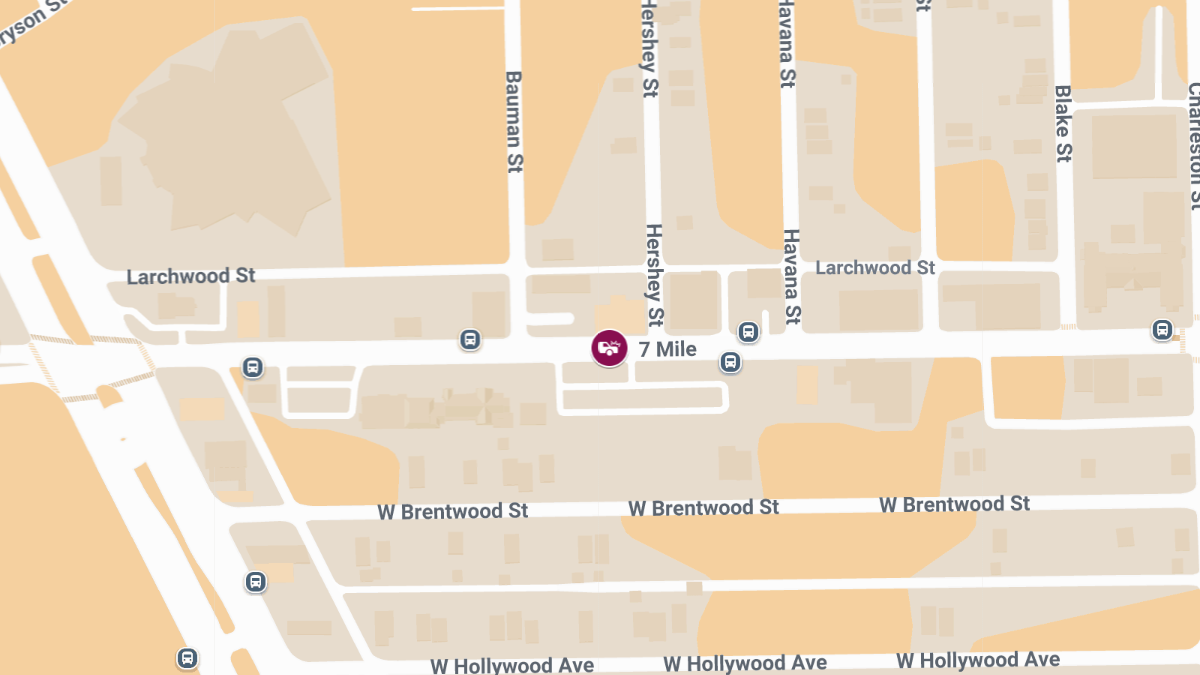 Collision with Injuries at W Seven Mile Rd and Woolworth
