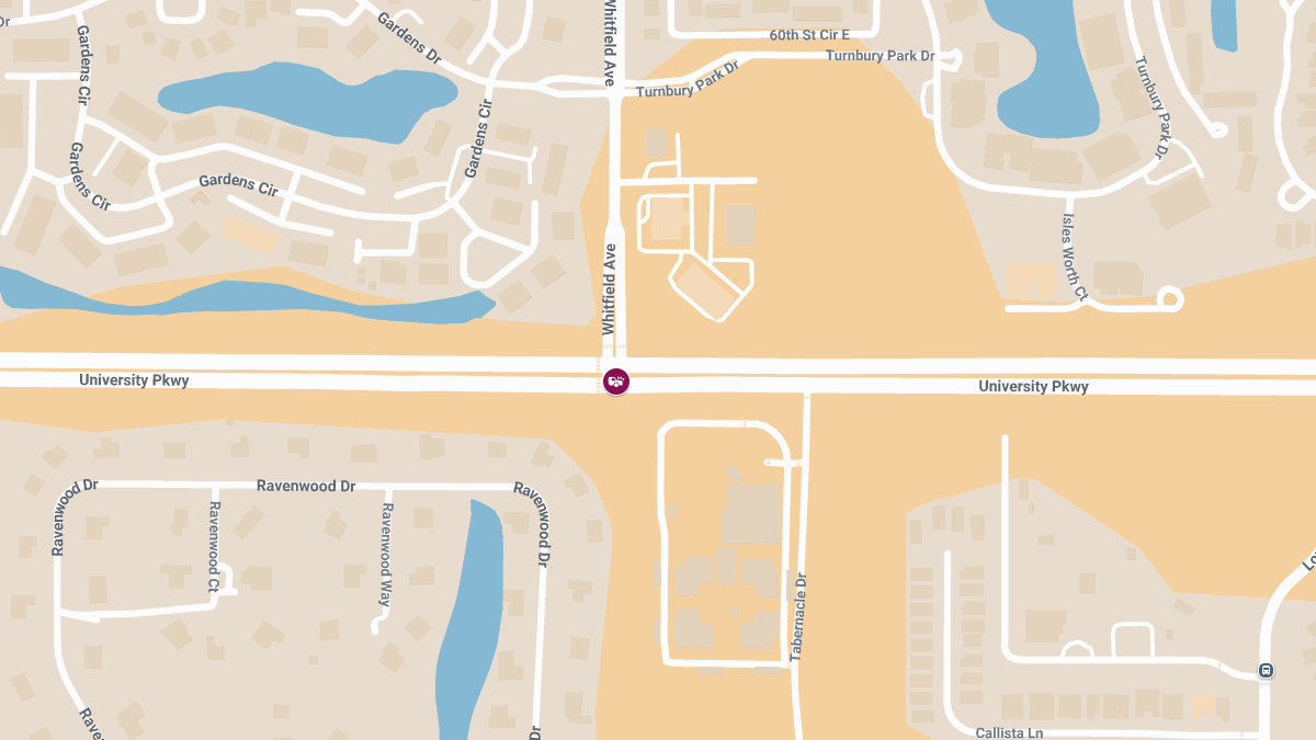 Collision with Injuries at Whitfield Ave & University Pkwy