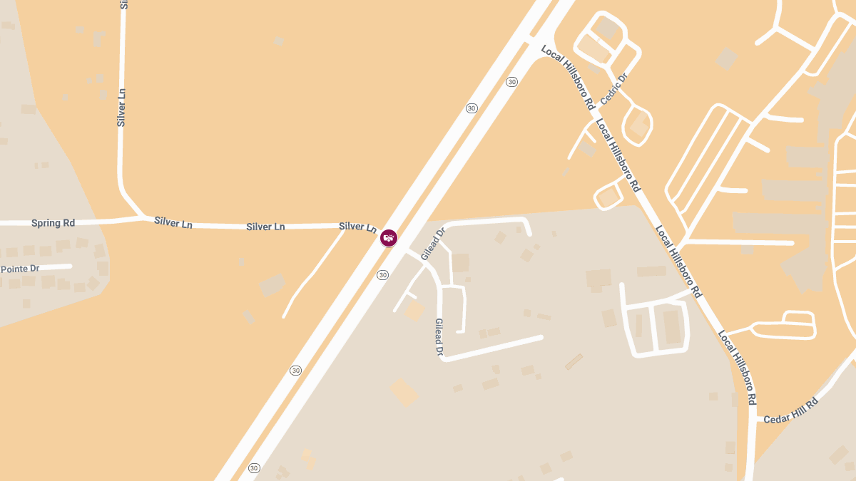 Collision with Injuries on MO-30 at Silver Ln