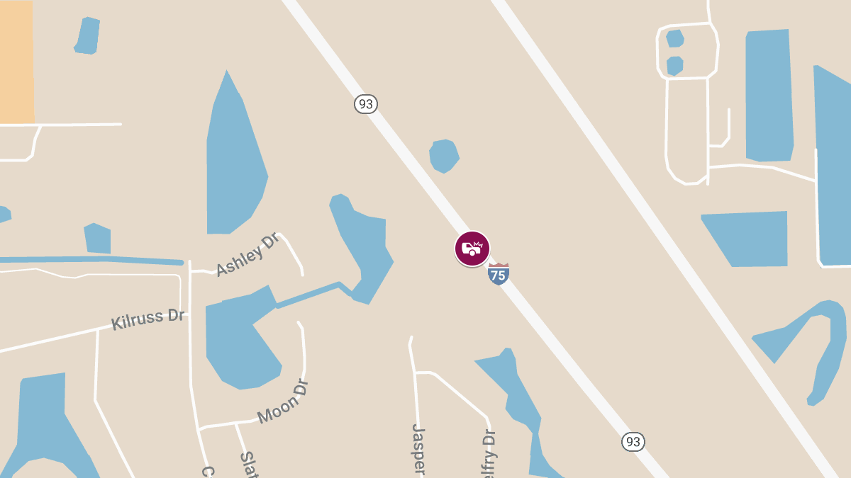 Collision with Injuries on S I-75 Near MM 195