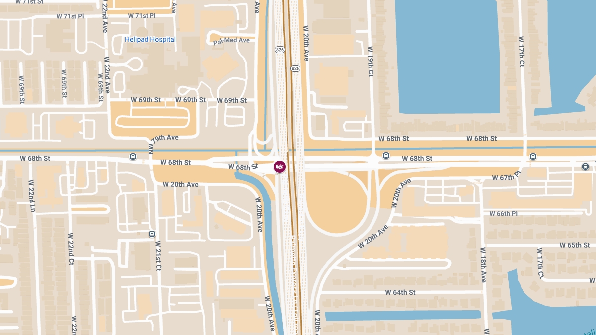 Collision with Injuries on SR-826 SB at NW 122nd St