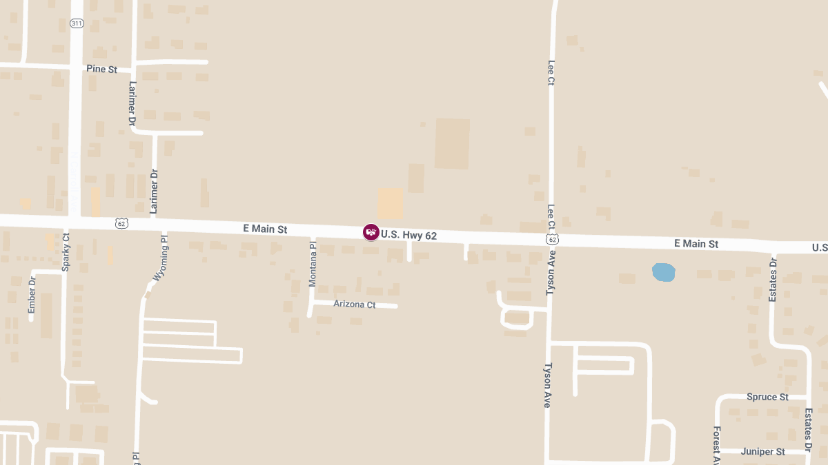 Collision with Injuries on US Hwy 62 Near Hwy 59