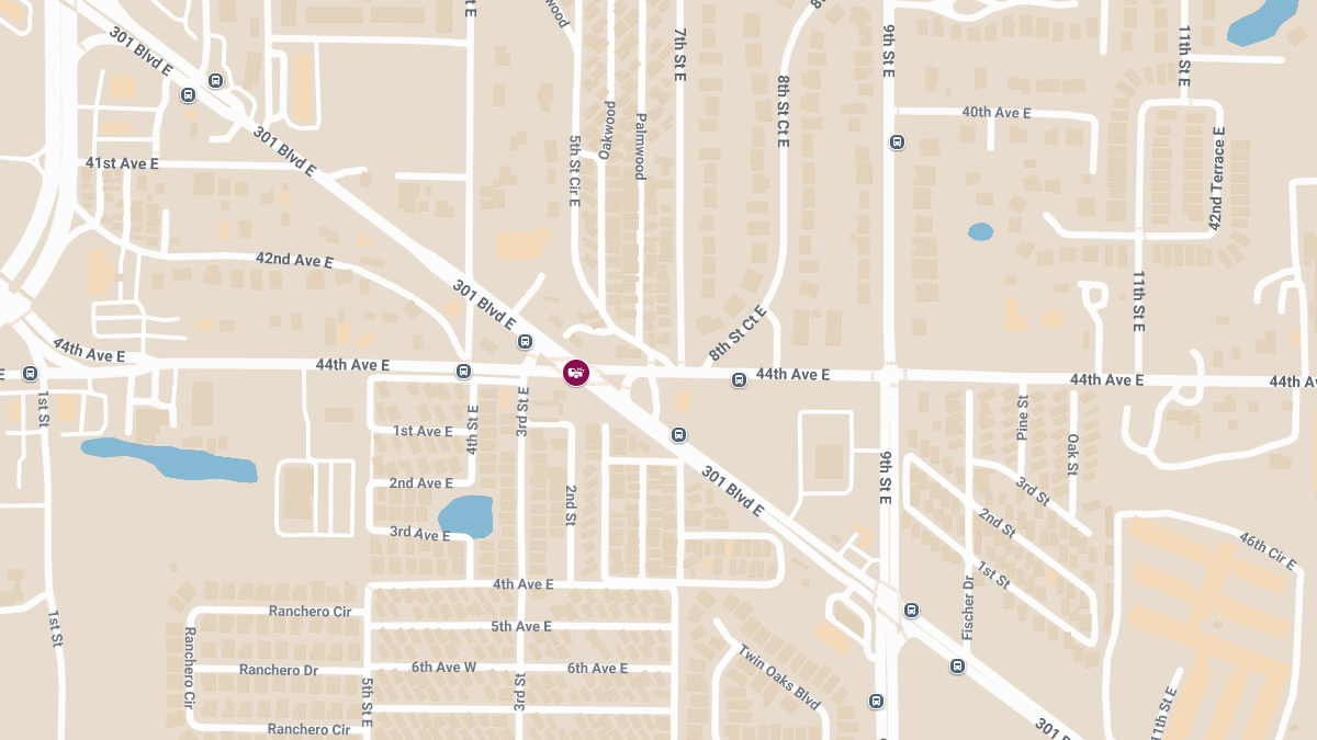 Crash With Injuries Reported at 44th Ave E & 301 Blvd E