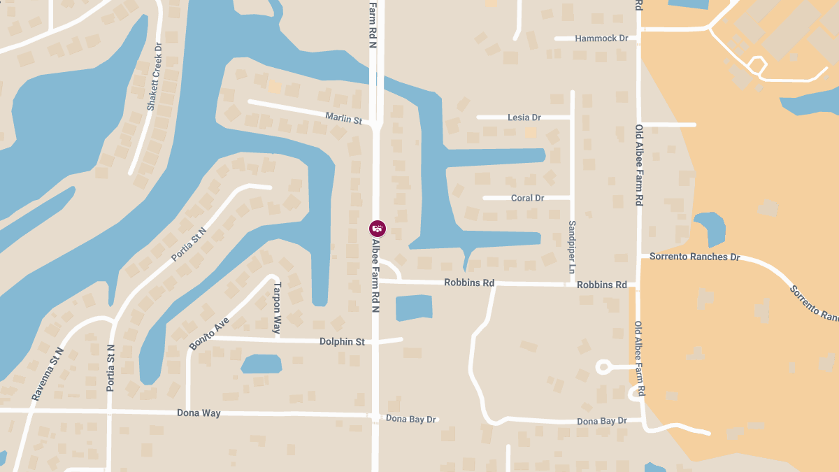 Crash With Injuries Reported at 706 Albee Farm Rd N