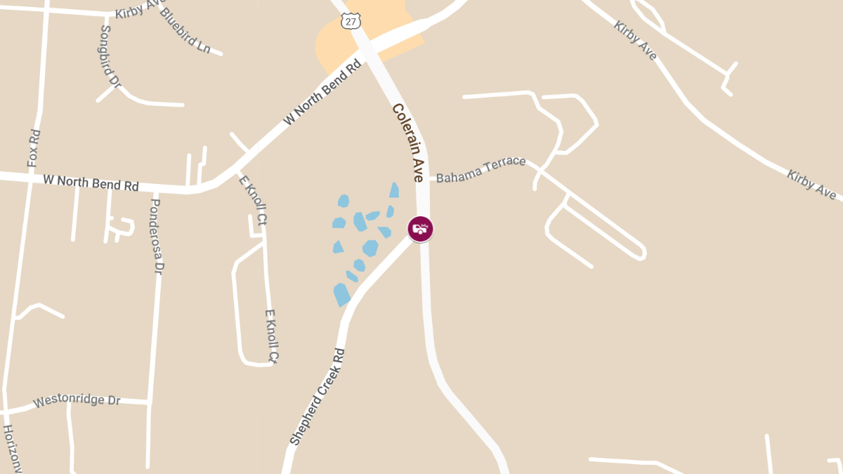 Crash with Injuries Reported at Colerain Ave & Shepherd Rd