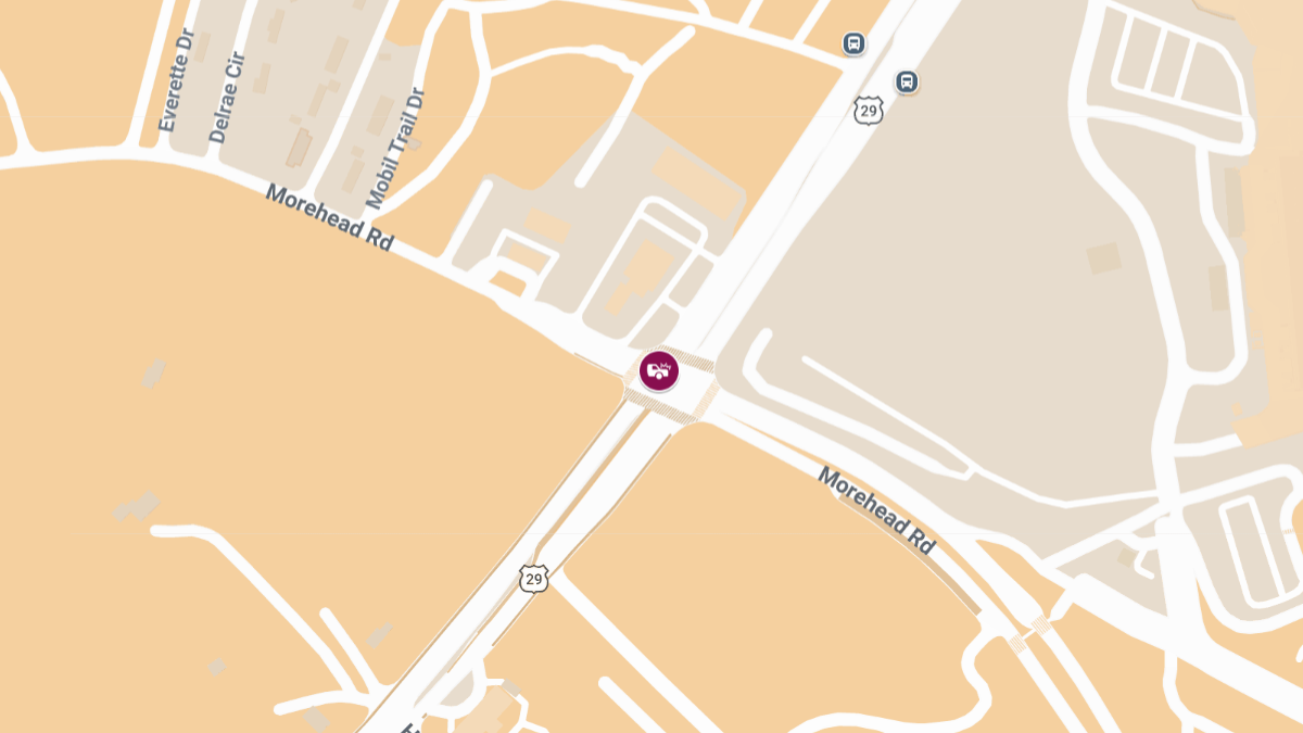 Crash With Injuries Reported at Morehead Rd & US-29