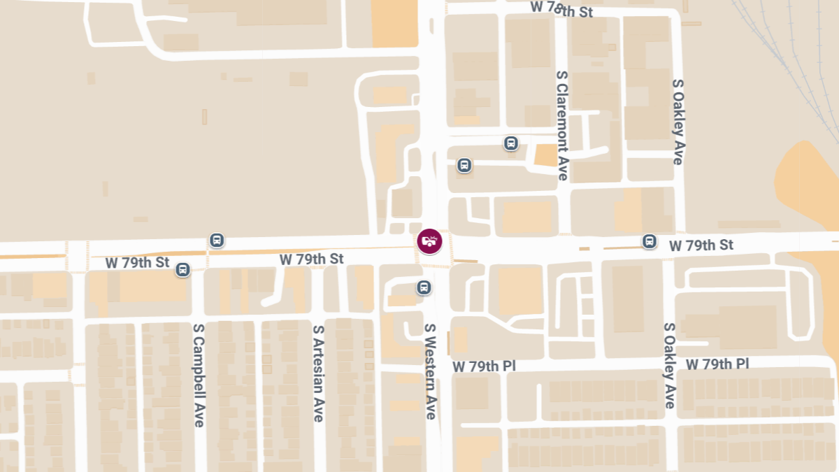 Crash With Injuries Reported at W 79th St & S Western Ave