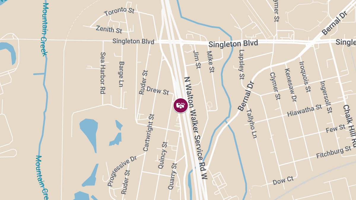 Crash With Injuries Reported on N Walton Walker Blvd in West Dallas