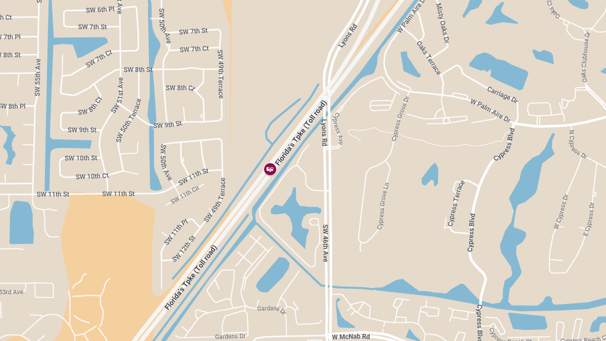 Crash With Injuries Reported on SR-91 NB at MM67