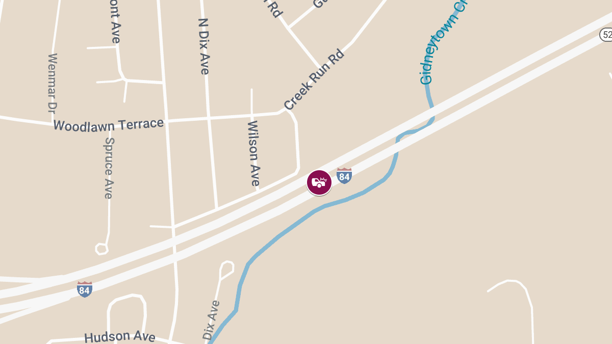 Crash With Injuries on I-84 Westbound at Exit 36A On-Ramp