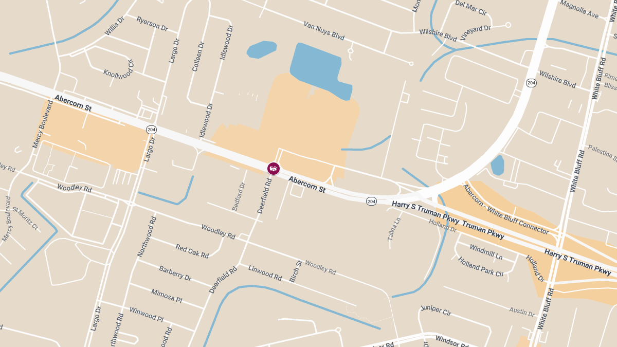 Crash With Injury at Abercorn St & Deerfield Rd