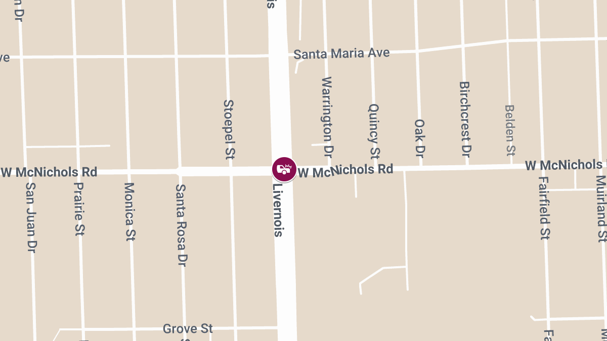 Crash at Livernois & McNichols Results in Injuries