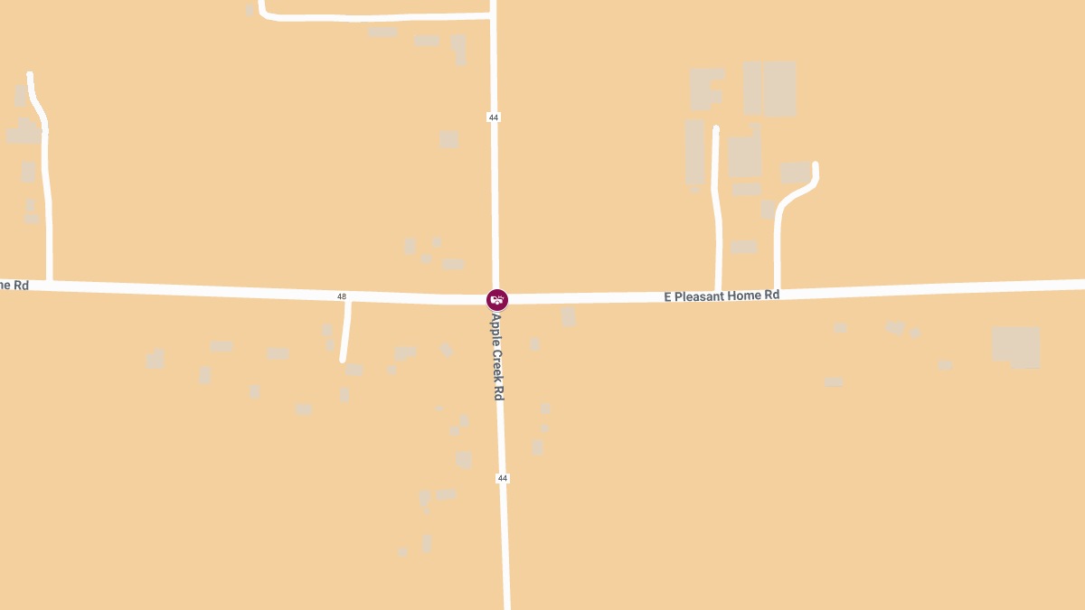 Crash at N Apple Creek Rd & Pleasant Home Rd Leaves Multiple Injured