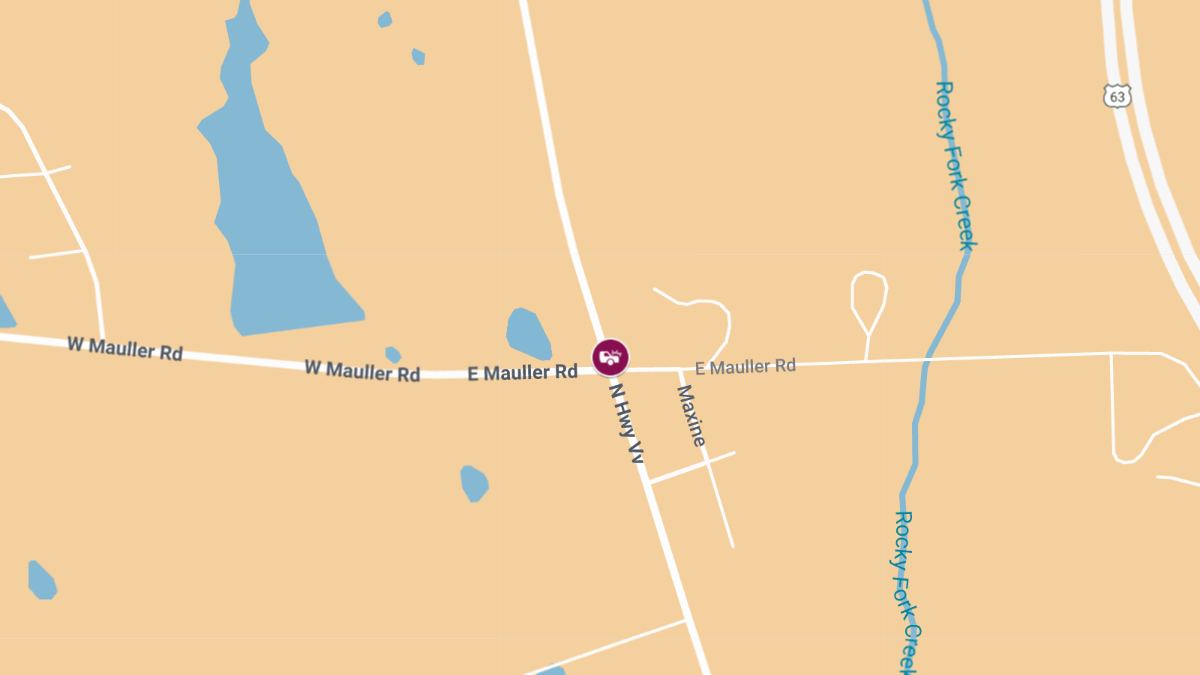 Crash at Rt. VV and Mauller Rd Results in Injuries