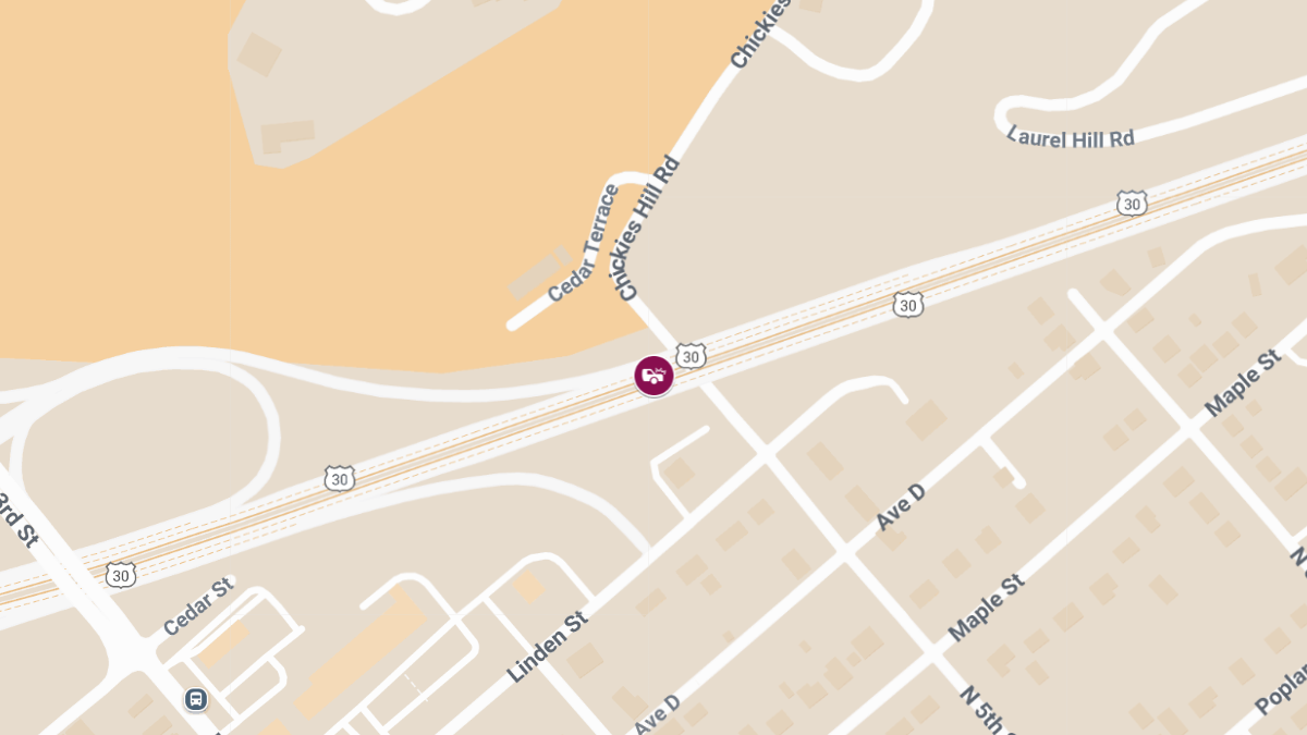 Crash on Route 30 W at N Fifth St Leaves 1 Injured