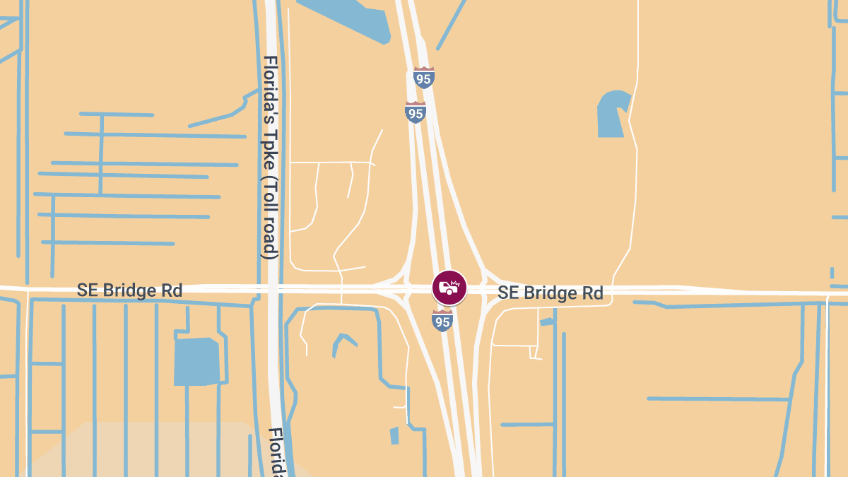 Crash with Injuries Blocks Traffic at Bridge Rd & SR-9