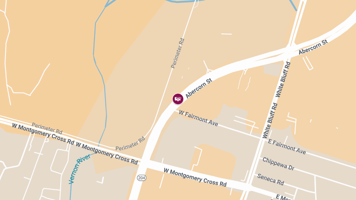 Crash with Injuries Closes Abercorn St