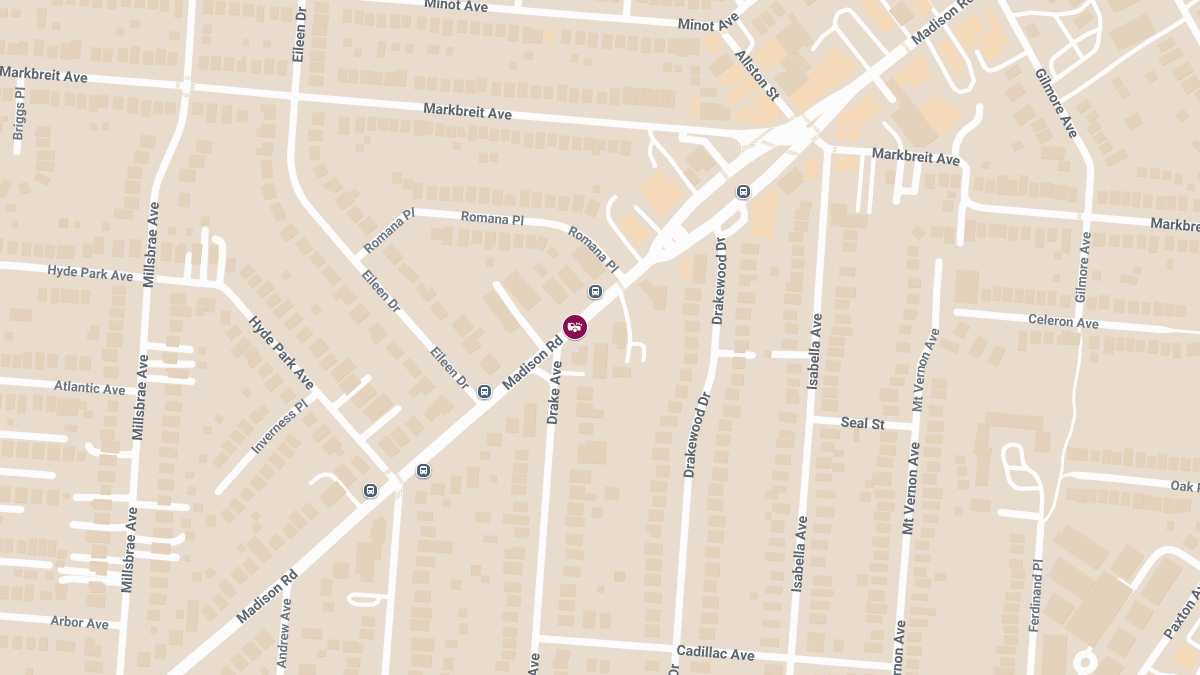 Crash with Injuries Involving Two SUVs Near Madison Rd