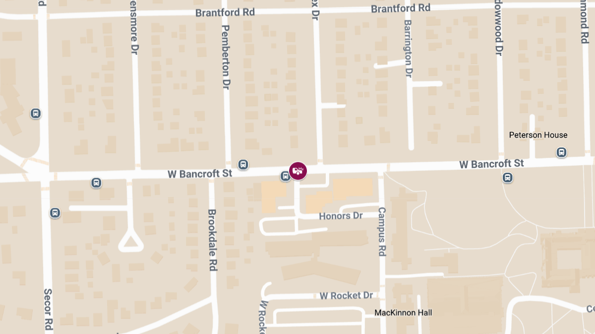 Crash with Injuries Involving Two Vehicles at Middlesex Dr & W Bancroft St