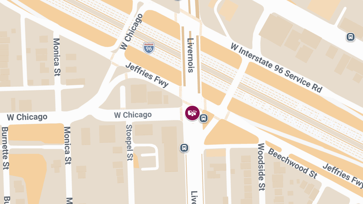 Crash with Injuries Near W Chicago & Livernois