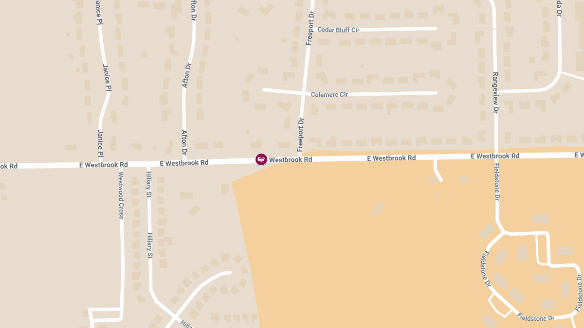 Crash with Injuries Near Westbrook Rd and Allen Ave
