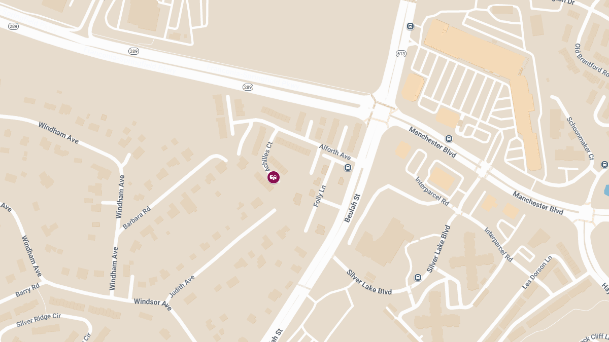 Crash with Injuries Reported Near Achilles Ct & Alfort Ave