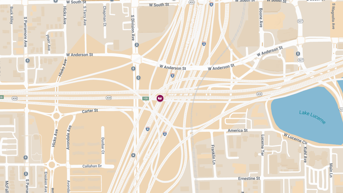 Crash with Injuries Reported Near I-4 and SR-408 Exit 10A