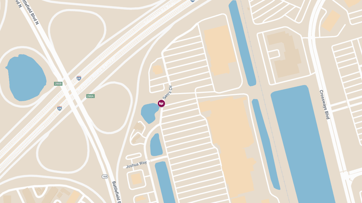 Crash with Injuries Reported Near Sam’s Circle